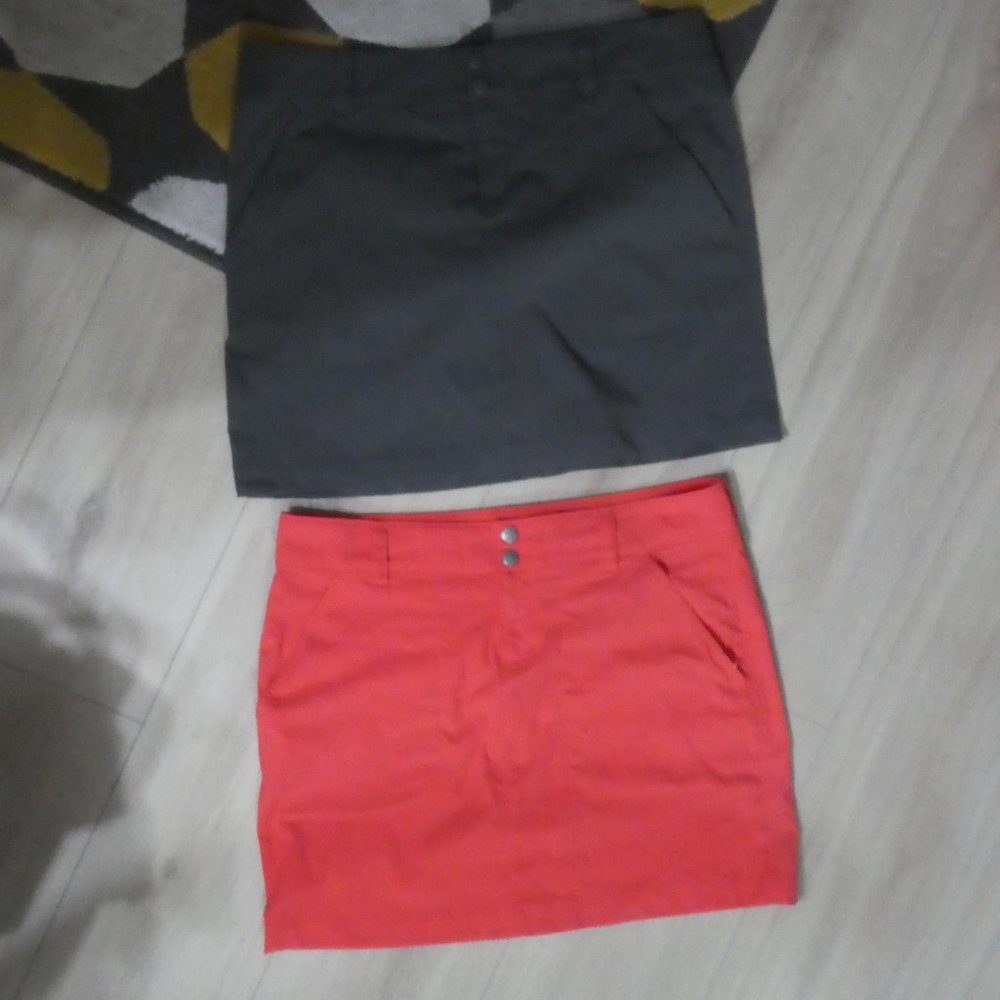 Two Columbia Skirts with Omni-Shield (Advanced Repellency) - Size 8